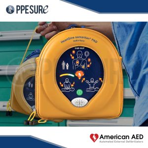 39. เครื่องกระตุ้นหัวใจอัตโนมัติขนาดเล็ก เครื่อง AED HeartSine Samaritan PAD