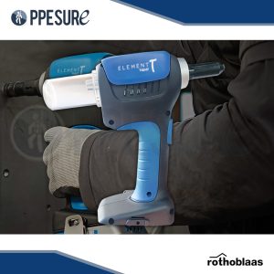 44. เครื่องยิงรีเวทไร้สาย แบบใช้แบตเตอรี่ BATTERY-OPERRATED RIVETING MACHINE 5.2 – 7.7 มม.