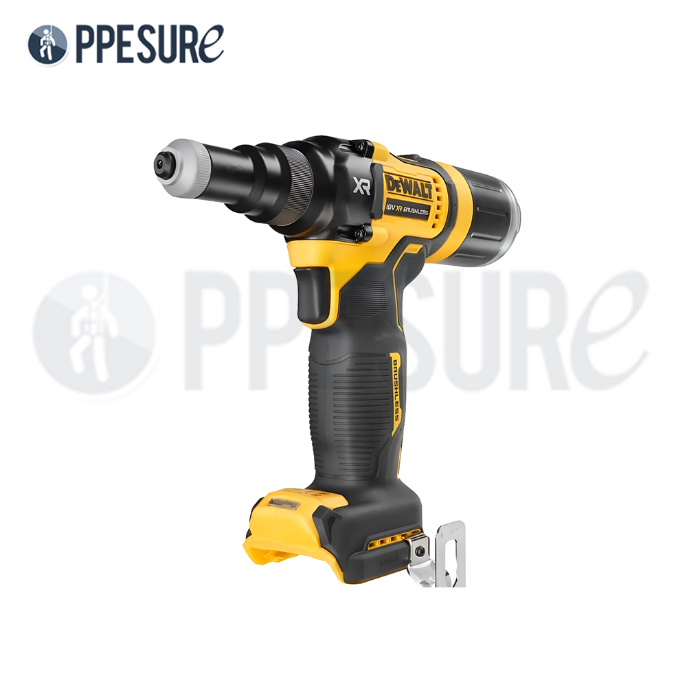 45.2 ชุดเครื่องยิงรีเวทไร้สาย DEWALT DCF403NT 18V พร้อมแบตเตอรี่ 5.0Ah และแท่นชาร์จ สำหรับรีเวทขนาด 2.4–5.0 มม.