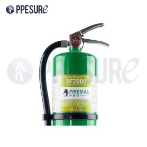 52.4 ถังดับเพลิงชนิด BF2000 (Clean Agent) FIREMAN รุ่น 15 ปอนด์ – สีเขียว