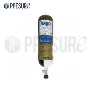 64.3 ชุดจ่ายอากาศเคลื่อนที่พร้อมท่อส่งอากาศ (Air Line) ขนาดถัง 6.8 ลิตร ยี่ห้อ Dräger