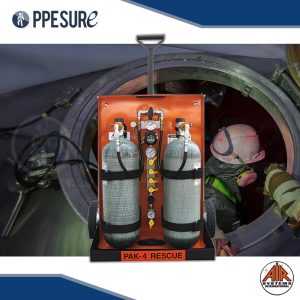 67. ชุดจ่ายอากาศเคลื่อนที่ Airline PORTA-PAK™ PAK-4R™ ขนาด 6.8 ลิตร ยี่ห้อ SURVIVAIR : SPERIAN
