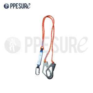 72.3 THOEDPRIX+ เข็มขัดนิรภัย พร้อมเชือกนิรภัย 2 ตะขอ (Lanyard เชือกแดง)