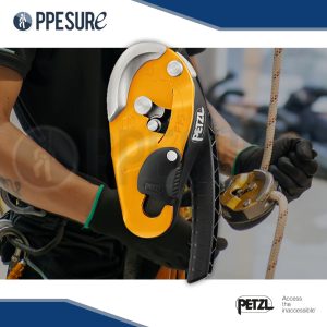 74. อุปกรณ์โรยตัว RIG® สำหรับงานโรยตัวเชือกเดี่ยว สีเหลือง แบรนด์ PETZL