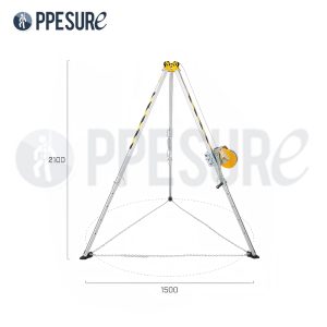 93.5 Tripod 3 ขา Rothoblaas TRI2115 ให้เช่า สำหรับงานกู้ภัยและงานที่อับอากาศ
